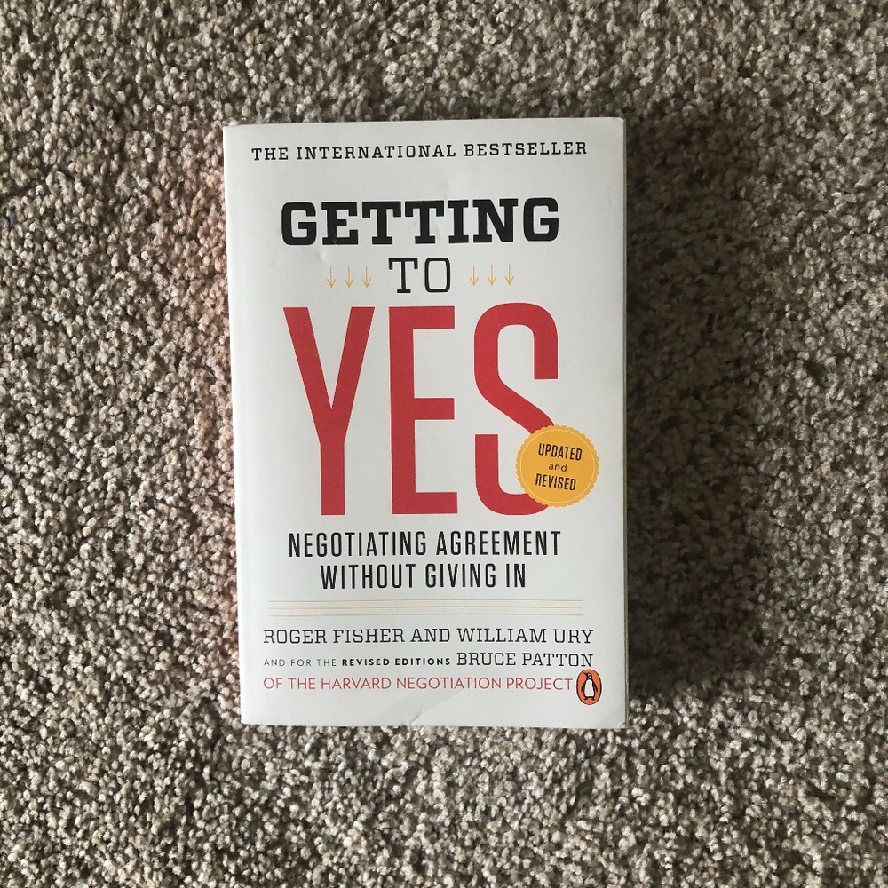 Getting to Yes Book